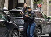 Pictured (L-R): Zeeko Zaki as Special Agent Omar Adom O' Zidan and Missy Peregrym as Special Agent Maggie Bell. Pictured (L-R): Zeeko Zaki as Special Agent Omar Adom O' Zidan and Missy Peregrym as Special Agent Maggie Bell.