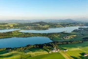 Zu den Trumer Seen geh&ouml;rt der Mattsee, Obertrumer See und Grabensee.