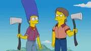 "Die Simpsons", "Stammesfehde." Als Lisa an ihrer Schule eine Szene aus ihrem Familienalltag nachstellt, wird Marge bewusst, wie eint&ouml;nig ihr Leben doch ist. Da legt ein gl&uuml;cklicher Zufall ein gro&szlig;es Talent der Hausfrau und Mutter frei: Durch einen umgest&uuml;rzten Baum, den Marge aus dem Weg schafft, kommt ihre Begabung als Holzf&auml;llerin zum Vorschein. Bei sportlichen Wettbewerben in dieser Disziplin ist Marge bald unschlagbar. Doch leider scheint sie der Ruhm mehr und mehr von ihrer Familie zu entfremden.