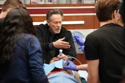 CHICAGO MED -- "No Love Lost" Episode 1009 -- Pictured: (l-r) Steven Weber as Dr. Dean Archer, S. Epatha Merkerson as Sharon Goodwin