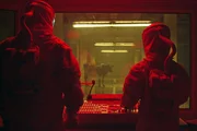 An eerie scene from director Will Eubank's new film THE SIGNAL, a Focus Features release.