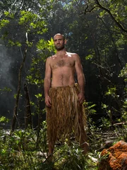 Ed Stafford pose for a portrait on location in the Venezuela Gran Sabana, Canaima national park.