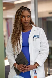 CHICAGO MED -- "Double Down" Episode 1107 -- Pictured: Merrin Dungey as Dr. Jennifer Kingston