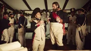 Holger Stockhaus und Antoine Monot als Napoleon und Offizier kurz vor der Schlacht bei Waterloo.