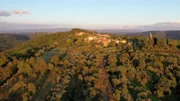 Flug &uuml;ber die ehemals illyrischen Provinzen in der N&auml;he von Koper.