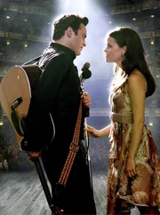 Premiere: "Walk the Line". Im Bild: Joaquin Phoenix (Johnny Cash), Reese Witherspoon (June Carter).