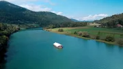 Dfraufloss auf der Drau.