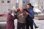 CHICAGO MED -- "I Make a Promise, I Will Never Leave You" Episode 9005 -- Pictured: (l-r) Rachel A. Kim as Good Samaritan, Francis Guinan as Jimmy Finnegan, Luke Mitchell as Dr. Mitch Ripley