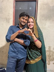 Indien: Die Liebesgeschichte von Seema aus Pakistan und Sachin aus Indien hat ein Happy End.