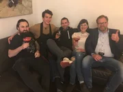 V.l.: Marko, Gastgeber Neal, Manuel, Janina und Martin