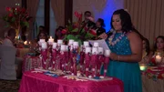 Tessy in candle lighting ceremony. Tessy in candle lighting ceremony.