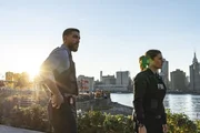 Omar Adom 'OA' Zidan (Zeeko Zaki, l.); Maggie Bell (Missy Peregrym, r.) Omar Adom 'OA' Zidan (Zeeko Zaki, l.); Maggie Bell (Missy Peregrym, r.)
