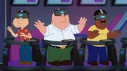 (v.l.n.r.) Glen Quagmire; Peter Griffin; Cleveland Brown