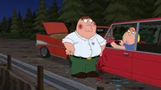 Peter Griffin (l.); Chris Griffin (r.)
