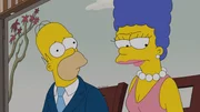 Bei Homer (l.) und Marge (r.) hängt der Haussegen schief, denn Homer hat sich bei einem romantischen Essen mal wieder wie ein Vollidiot benommen ... Bei Homer (l.) und Marge (r.) hängt der Haussegen schief, denn Homer hat sich bei einem romantischen Essen mal wieder wie ein Vollidiot benommen ...