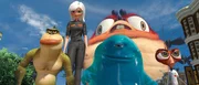 "Monsters vs. Aliens", Susan wird an ihrem Hochzeitstag von einem Meteoriten getroffen und verwandelt sich in eine 15 Meter gro&szlig;e Riesin. Schon ist das amerikanische Milit&auml;r zur Stelle und sperrt sie in ein geheimes Depot, wo sich bereits vier weitere Monster aufhalten: der genial-verr&uuml;ckte Professor Kakerlake, die Fisch-Affe-Kreuzung Missing Link, die v&ouml;llig intelligenzfreie, aber unzerst&ouml;rbare gallertartige Masse B.O.B. und die &uuml;bergro&szlig;e Larve Insektosaurus. Als Aliens die Erde mit Kampfrobotern angreifen, ist das ungew&ouml;hnliche Quintett die letzte Hoffnung irdischen &Uuml;berlebens.  SENDUNG: ORF eins - SO - 19.05.2013 - 13:35 UHR. - Veroeffentlichung fuer Pressezwecke honorarfrei ausschliesslich im Zusammenhang mit oben genannter Sendung oder Veranstaltung des ORF bei Urhebernennung.  Foto: ORF/Telepool/Dreamworks.  Anderweitige Verwendung honorarpflichtig und nur nach schriftlicher Genehmigung der ORF-Fotoredaktion.  Copyright: ORF, Wuerzburggasse 30, A-1136 Wien, Tel. +43-(0)1-87878-13606