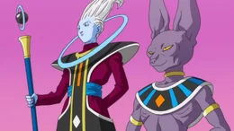 L-R: Whis und Beerus