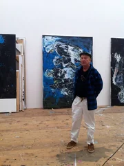 Der Maler Georg Baselitz.