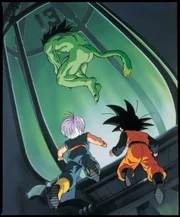 (v.l.n.r.) Trunks; Bio-Broly; Goten