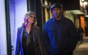 Robert McCall (Denzel Washington) und seine Freundin und Auftraggeberin Susan Plummer (Melissa Leo) nach einem ihrer seltenen Treffen.