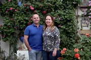 Die Patio-Besitzer Oscar Rubio und Elena Vilches sind neu beim Wettbewerb und m&ouml;chten dieses Jahr einen Preis gewinnen.