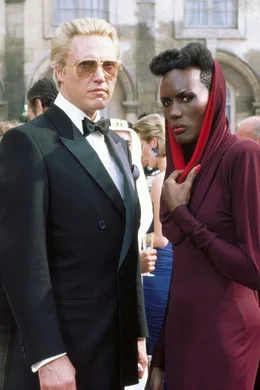 Zorin (Christopher Walken), May Day (Grace Jones)