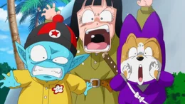 Pilaf Gang. L-R: Pilaf, Mai and Shu.