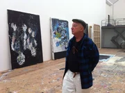 Der Maler Georg Baselitz.