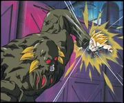 Bio-Broly (l.); Trunks (r.)