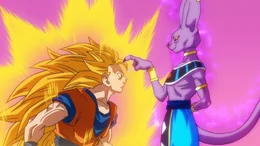 L-R: Goku und Beerus