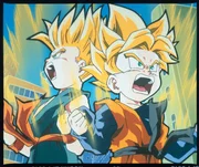 Trunks (l.); Goten (r.)