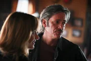 Bode and Gabriela consider confessing a huge secret they have been hiding, on FIRE COUNTRY. Series star Diane Farr directed the episode. Pictured: Billy Burke as Vince Leone.