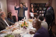 (v.l.n.r.) Hitchcock (Dirk Blocker); Gina Linetti (Chelsea Peretti); Jake Peralta (Andy Samberg); Amy Santiago (Melissa Fumero); Terry Jeffords (Terry Crews); Charles Boyle (Joe Lo Truglio); Rosa Diaz (Stephanie Beatriz); Captain Ray Holt (Andre Braugher) (v.l.n.r.) Hitchcock (Dirk Blocker); Gina Linetti (Chelsea Peretti); Jake Peralta (Andy Samberg); Amy Santiago (Melissa Fumero); Terry Jeffords (Terry Crews); Charles Boyle (Joe Lo Truglio); Rosa Diaz (Stephanie Beatriz); Captain Ray Holt (Andre Braugher)