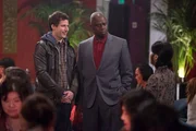 From left: Jake Peralta (Andy Samberg) on right Captain Ray Holt (Andre Braugher). From left: Jake Peralta (Andy Samberg) on right Captain Ray Holt (Andre Braugher).
