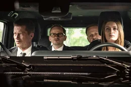 v.li.: Thomas (Til Schweiger), Andreas (Milan Peschel), Nils (Samuel Finzi), Lili (Lilli Schweiger)