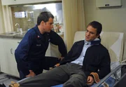 Auftrag in Neapel: DiNozzo (Michael Weatherly, l.) und Andre Fullerton (James Harvey Ward, r.) ...