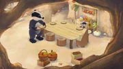 Edmund bereitet mit Emmie das Essen f&uuml;r die ganze Familie vor.