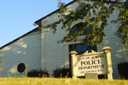 Exterior of Aubrun Police Department. Exterior of Aubrun Police Department.