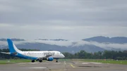 Flugzeuge der Peoples Airline am Flugplatz St. Gallen-Altenrhein.