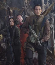 v.li.: Isabelle (Alice Braga), Stans (Walton Goggins), Royce (Adrien Brody)