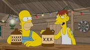 Homer (l.); Cletus (r.) Homer (l.); Cletus (r.)