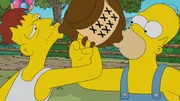 Cletus (l.); Homer (r.) Cletus (l.); Homer (r.)