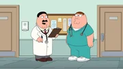 Dr. Elmer Hartman (l.); Peter Griffin (r.)