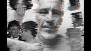 Collage, in der Bildmitte Jeffrey Epstein.