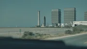 Starbase hei&szlig;t die Privatstadt, die Elon Musk rund um sein Raumfahrtunternehmen "SpaceX" in Texas hochgezogen hat.
