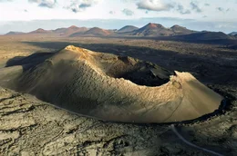 Vulkankegel Lanzarote.