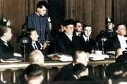 Die Vernehmung des Hauptbeschuldigten Marinus van der Lubbe im Prozess um den Reichstagsbrand