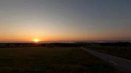 Sonnenaufgang am Neusiedlersee.
