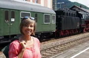 Dampfzug der Schwarzwaldbahn mit Annette Krause. Dampfzug der Schwarzwaldbahn mit Annette Krause.