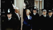 1979, Margaret Thatcher wird die erste weibliche Premierministerin Gro&szlig;britanniens.